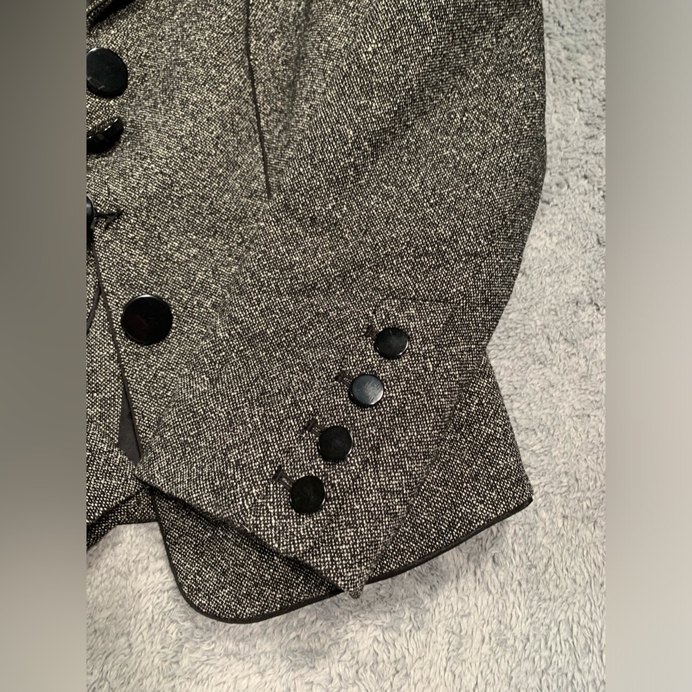 Ann taylor petites gray wool blazer 4P - Picture 7 of 14